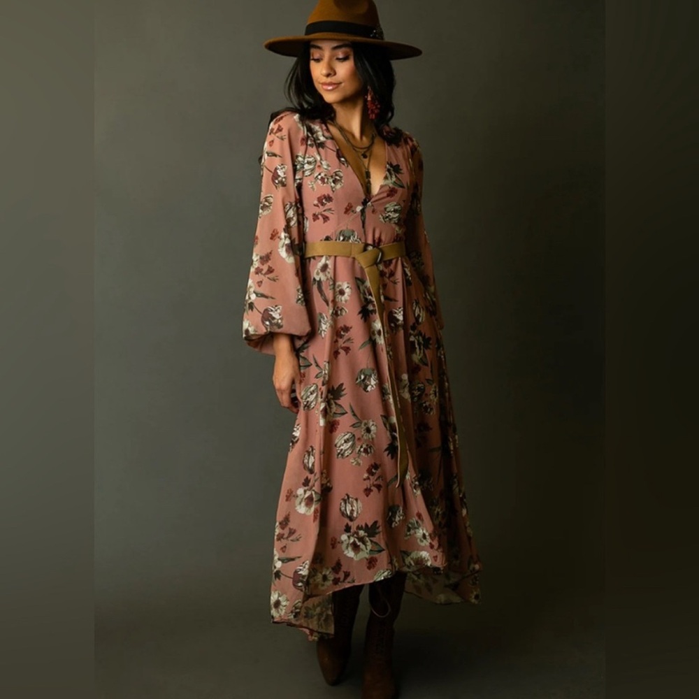 JOYFOLIE Mia Joy NWT XXS Crystal Dress In Pink Floral